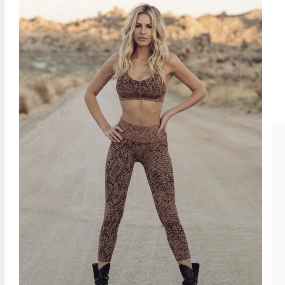 Morgan Stewart Snakeskin Activewear